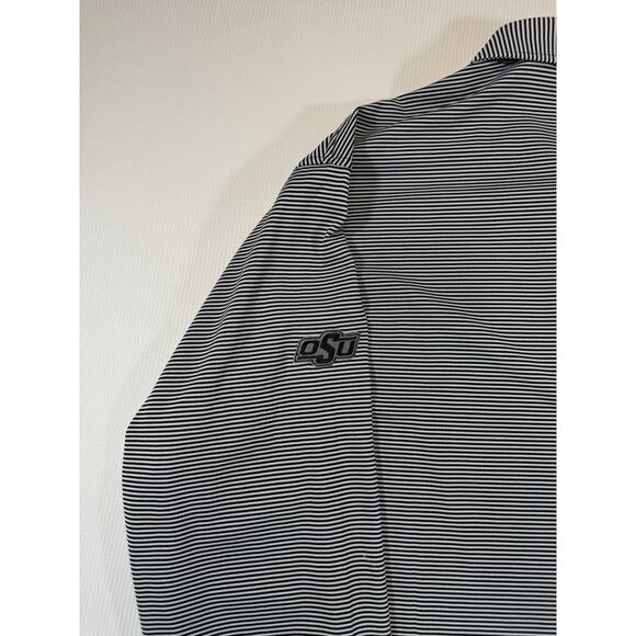 Fennec Golf Men’s XL OSU Cowboys Long Sleeve Striped Performance Polo - Picture 3 of 8